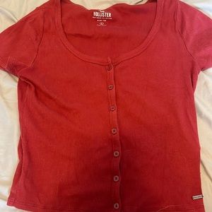 red baby tee